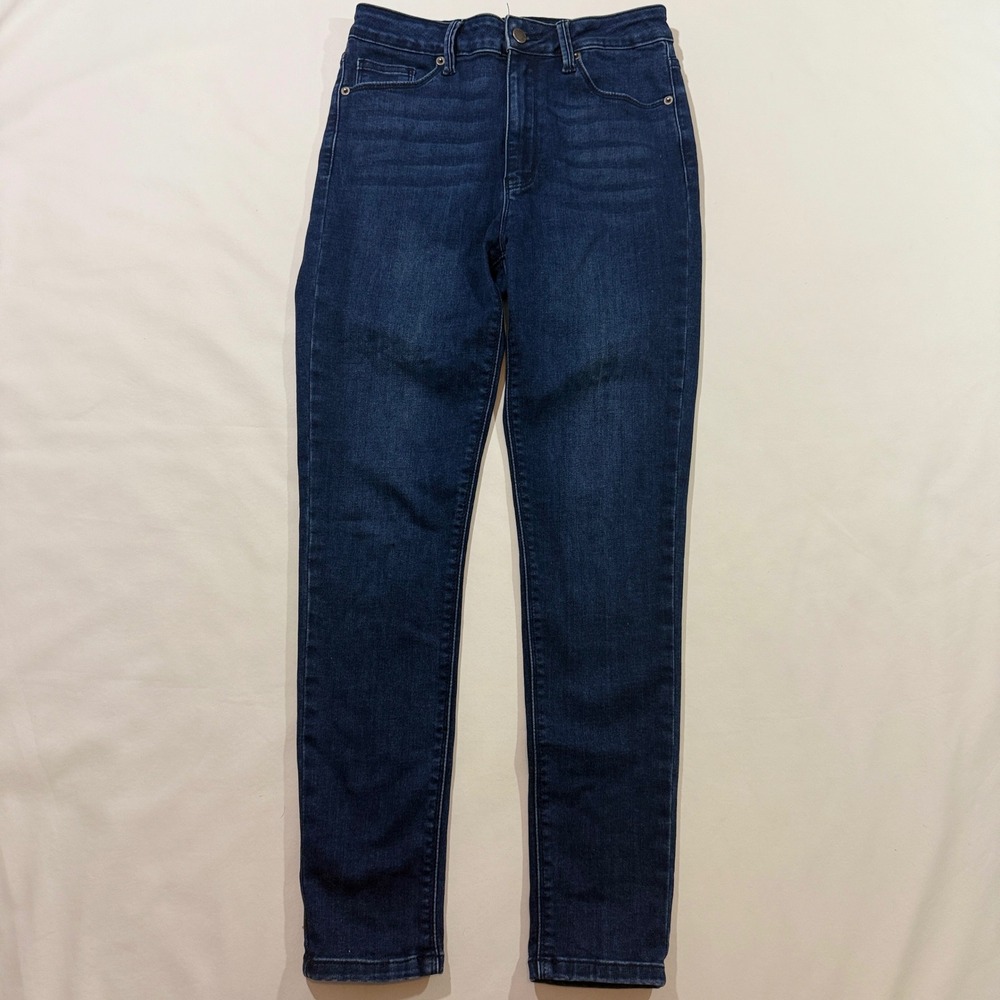JustUSA Skinny Jeans Women Size 8 Dark Wash High Rise Stretch Denim JP134